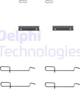 Delphi LX0142 - Комплектуючі, колодки дискового гальма avtolavka.club