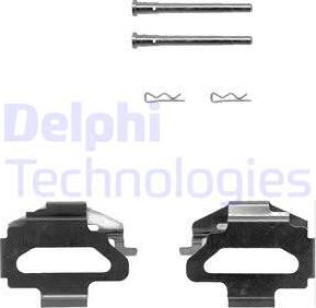 Delphi LX0150 - Комплектуючі, колодки дискового гальма avtolavka.club
