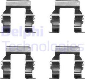 Delphi LX0367 - Комплектуючі, колодки дискового гальма avtolavka.club