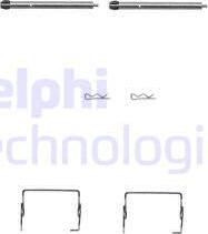 Delphi LX0264 - Комплектуючі, колодки дискового гальма avtolavka.club