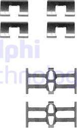 Delphi LX0208 - Комплектуючі, колодки дискового гальма avtolavka.club