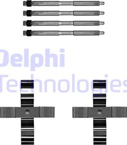 Delphi LX0703 - Комплектуючі, колодки дискового гальма avtolavka.club