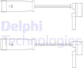 Delphi LZ0153 - Сигналізатор, знос гальмівних колодок avtolavka.club
