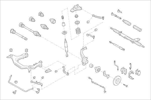 Delphi OE-AUDI-000008894-F - Підвіска колеса avtolavka.club