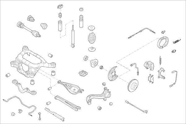 Delphi OE-BMW-000011319-R - Підвіска колеса avtolavka.club