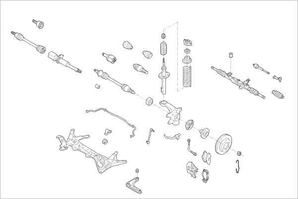 Delphi OE-FORD-000005177-F - Підвіска колеса avtolavka.club