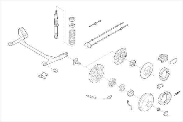 Delphi OE-FORD-000007809-R - Підвіска колеса avtolavka.club