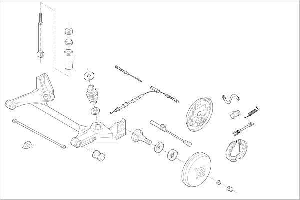 Delphi OE-OPEL-000003875-R - Підвіска колеса avtolavka.club