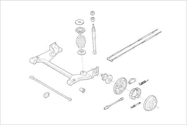 Delphi OE-OPEL-000004995-R - Підвіска колеса avtolavka.club