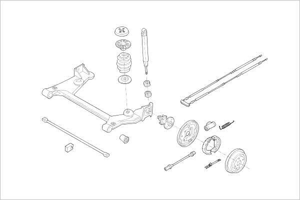 Delphi OE-OPEL-000015241-R - Підвіска колеса avtolavka.club