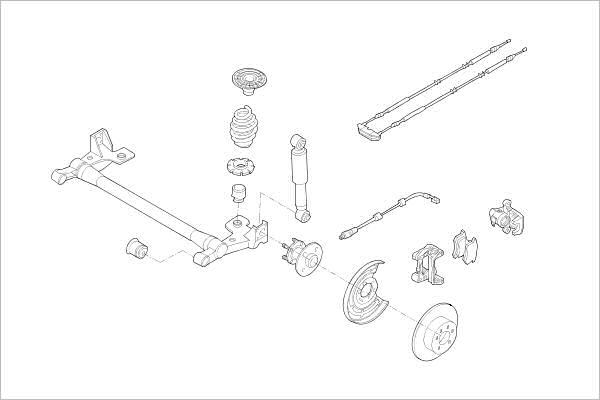 Delphi OE-OPEL-000016842-R - Підвіска колеса avtolavka.club