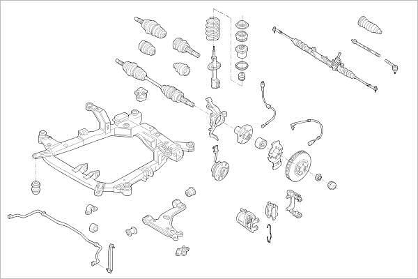 Delphi OE-OPEL-000015932-F - Підвіска колеса avtolavka.club