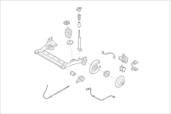 Delphi OE-VW-000007932-R - Підвіска колеса avtolavka.club