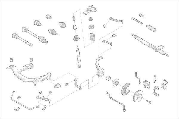 Delphi OE-VW-000015784-F - Підвіска колеса avtolavka.club