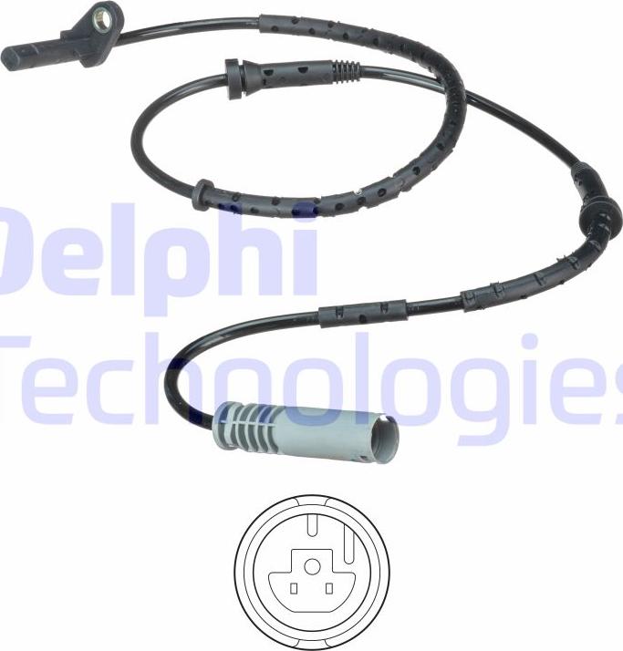 Delphi SS20548 - Датчик ABS, частота обертання колеса avtolavka.club
