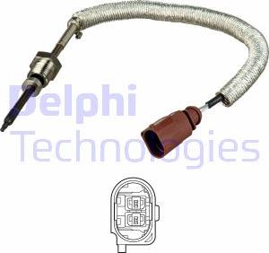 Delphi TS30145 - Датчик, температура вихлопних газів avtolavka.club