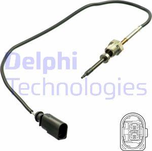 Delphi TS30165 - Датчик, температура вихлопних газів avtolavka.club