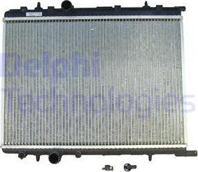 Delphi TSP0524054 - Радіатор, охолодження двигуна avtolavka.club