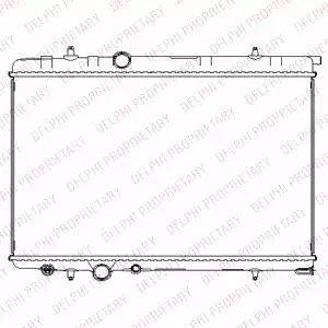 Delphi TSP0524055 - Радіатор, охолодження двигуна avtolavka.club