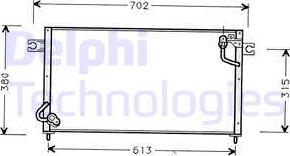 Delphi TSP0225435 - Конденсатор, кондиціонер avtolavka.club