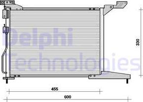 Delphi TSP0225093 - Конденсатор, кондиціонер avtolavka.club