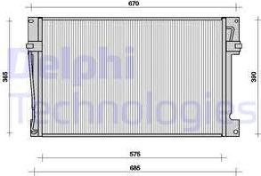 Delphi TSP0225078 - Конденсатор, кондиціонер avtolavka.club