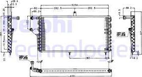 Delphi TSP0225174 - Конденсатор, кондиціонер avtolavka.club