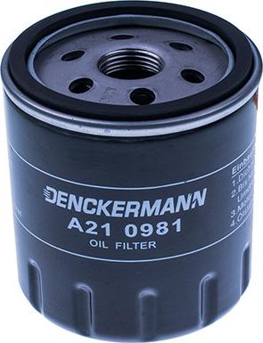 Denckermann A210981 - Масляний фільтр avtolavka.club