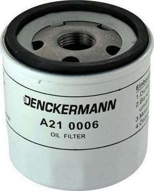 Denckermann A210006 - Масляний фільтр avtolavka.club