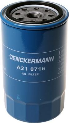 Denckermann A210716 - Масляний фільтр avtolavka.club