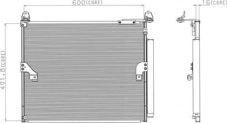 Denso 477-0648 - Конденсатор, кондиціонер avtolavka.club