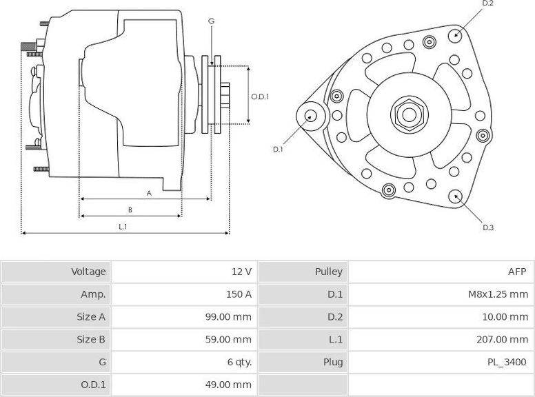 Denso 1042103180 - Генератор avtolavka.club