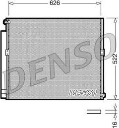 Denso DCN50021 - Конденсатор, кондиціонер avtolavka.club