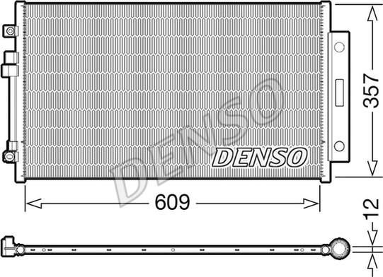 Denso DCN09004 - Конденсатор, кондиціонер avtolavka.club