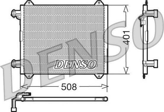 Denso DCN02009 - Конденсатор, кондиціонер avtolavka.club