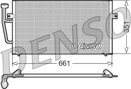 Denso DCN33008 - Конденсатор, кондиціонер avtolavka.club