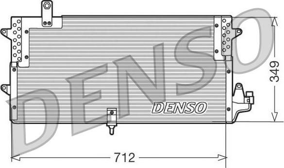 Denso DCN32006 - Конденсатор, кондиціонер avtolavka.club