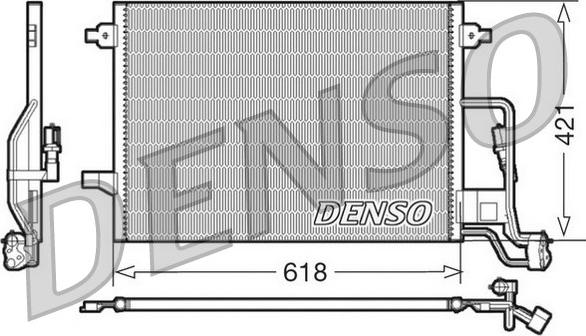 Denso DCN32018 - Конденсатор, кондиціонер avtolavka.club