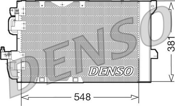 Denso DCN20005 - Конденсатор, кондиціонер avtolavka.club