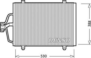 Denso DCN23003 - Конденсатор, кондиціонер avtolavka.club