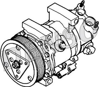 Denso DCP07078 - Компресор, кондиціонер avtolavka.club