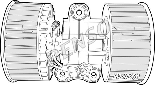 Denso DEA05004 - Вентилятор салону avtolavka.club