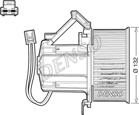 Denso DEA02008 - Вентилятор салону avtolavka.club