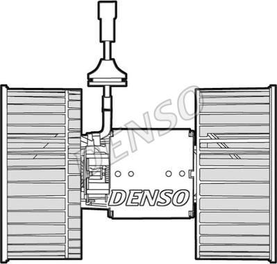 Denso DEA12001 - Вентилятор салону avtolavka.club