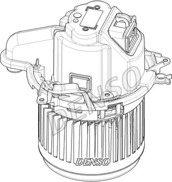 Denso DEA23022 - Вентилятор салону avtolavka.club