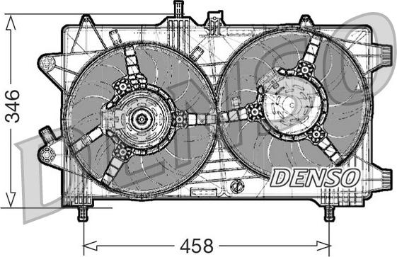 Denso DER09044 - Вентилятор, охолодження двигуна avtolavka.club