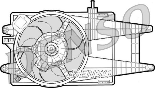 Denso DER09040 - Вентилятор, охолодження двигуна avtolavka.club