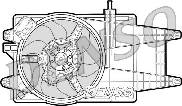 Denso DER09042 - Вентилятор, охолодження двигуна avtolavka.club