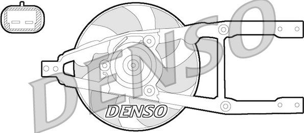 Denso DER09055 - Вентилятор, охолодження двигуна avtolavka.club