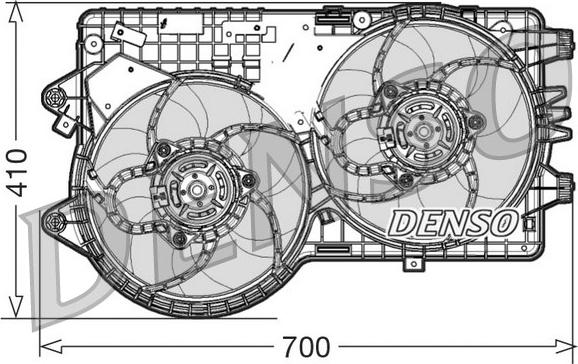Denso DER09067 - Вентилятор, охолодження двигуна avtolavka.club